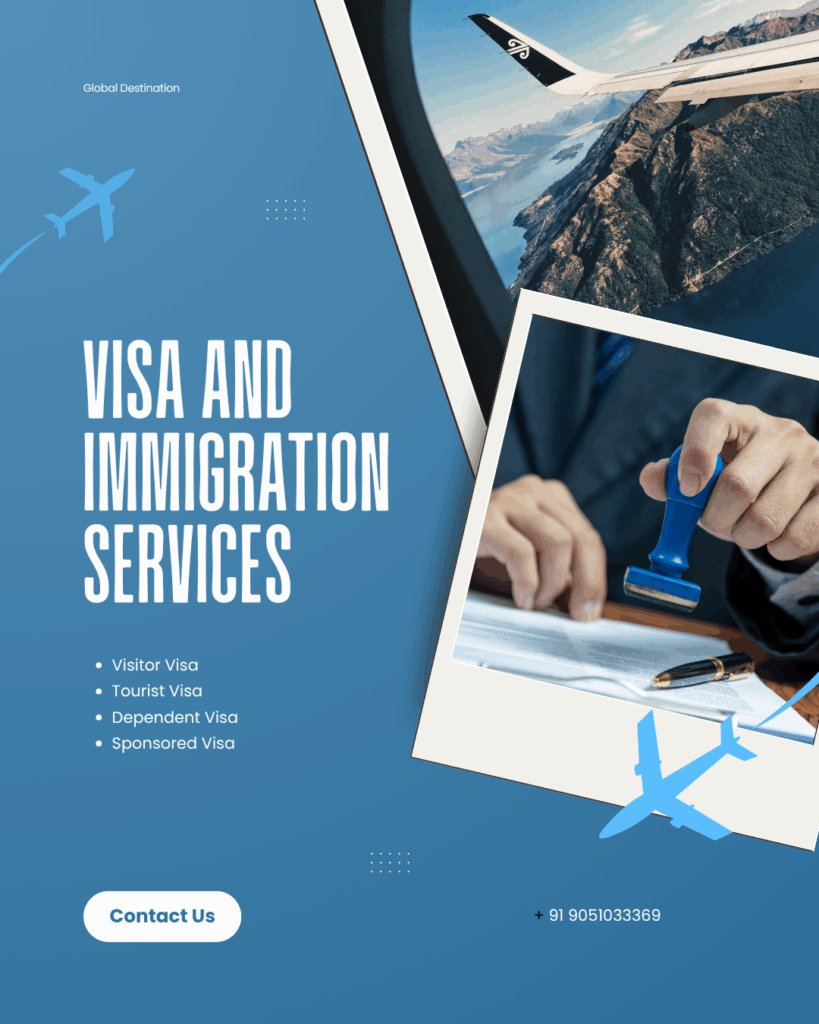 Icon for visa application services.